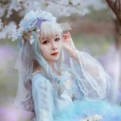 Unzzy Long Roll Wig KF90749