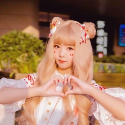 Unzzy Wig Hair Bag Decoration KF90771