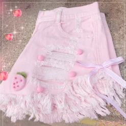 Unzzy Ulzzang Denim Shorts KF9166 HOT SALE