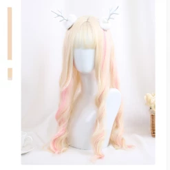 Unzzy HOT SALE Golden Big Wave Wig KF9233 6 Unzzy HOT SALE Golden Big Wave Wig KF9233