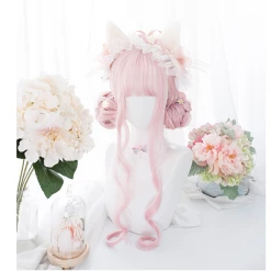 Unzzy HOT SALE Harajuku Long Roll Wig KF9267