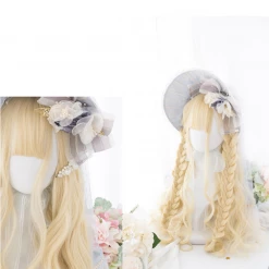 Unzzy HOT SALE Harajuku Long Roll Wig KF9267