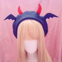 Unzzy HOT SALE Devil Wings Beret KF9276
