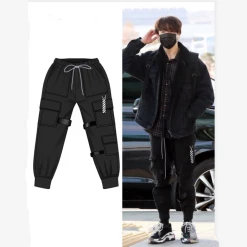 Unzzy TS Black Pants KF9317 HOT SALE