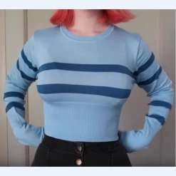 Unzzy Knit Long Sleeve Sweater KF2354 HOT SALE