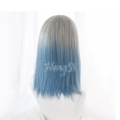 Unzzy Blue And Gray Gradient Wig KF9512 HOT SALE 11 Unzzy Blue And Gray Gradient Wig KF9512 HOT SALE