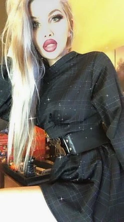 Unzzy Chic Plaid Dress KF9546 HOT SALE