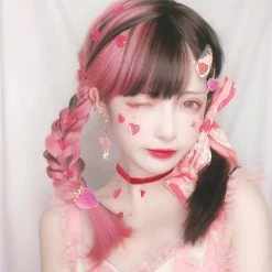 Unzzy Pink Black Wig KF81203 HOT SALE