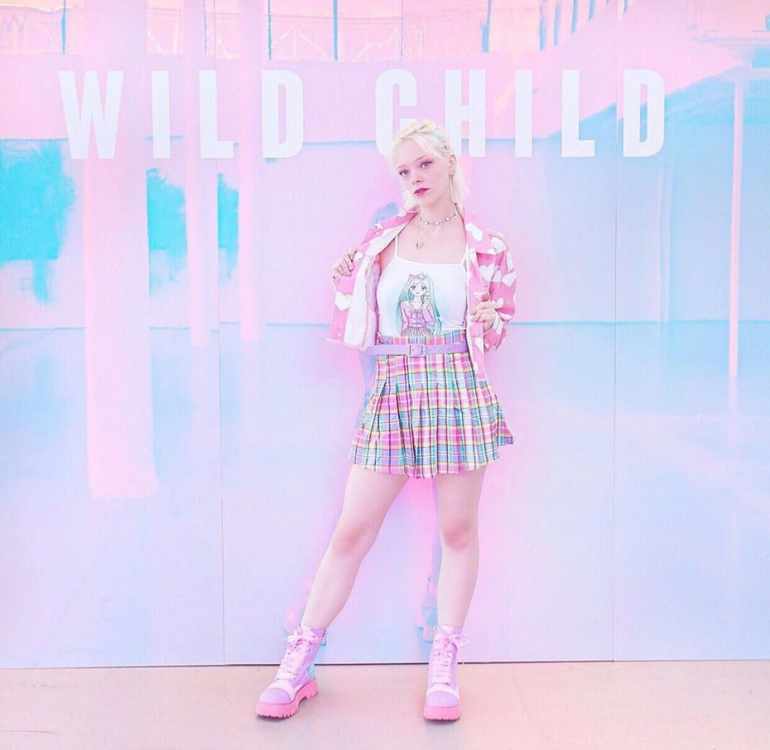 Unzzy Pink Plaid Pleated Skirt KF908011 HOT SALE 8 Unzzy Pink Plaid Pleated Skirt KF908011 HOT SALE