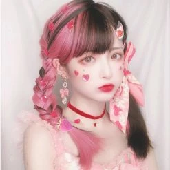 Unzzy Pink Black Wig KF81203 HOT SALE