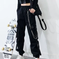 Unzzy Fashion Punk High Waist Pants KF81109