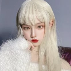 Unzzy HOT SALE GOLD STRAIGHT HAIR WIG KF5215