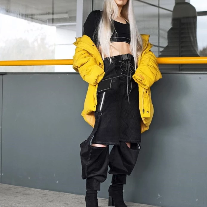 Unzzy Irregular Casual Overalls KF81171 HOT SALE 2 Unzzy Irregular Casual Overalls KF81171 HOT SALE