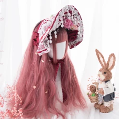 Unzzy Pink Long Straight Wig KF81191