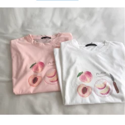 Unzzy HOT SALE Peach T-shirt KF81223