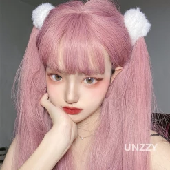 Unzzy Pink Long Straight Wig KF81375 HOT SALE