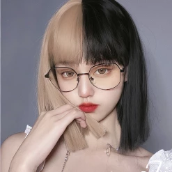 Unzzy Black And Yellow Wig KF81478 HOT SALE