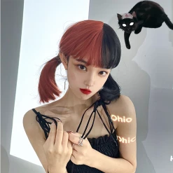 Unzzy Black Orange Wig KF81479 HOT SALE