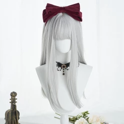 HOT SALE Unzzy Gray White Wig KF50036