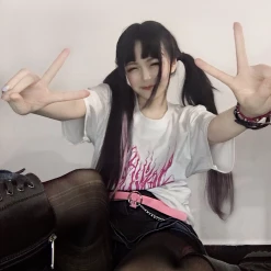 Unzzy Devil Face T-shirt KF50087 HOT SALE