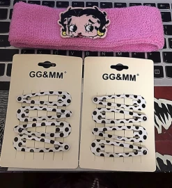 HOT SALE Unzzy Zebra Pattern BB Clip(two Rows) KF50095