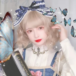 Unzzy HOT SALE Golden Short Curly Wig KF81635