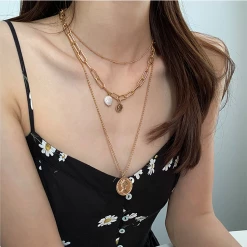 Unzzy Chic Multilayer Necklace KF81661