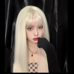 Unzzy Golden Long Straight Wig KF81662 HOT SALE