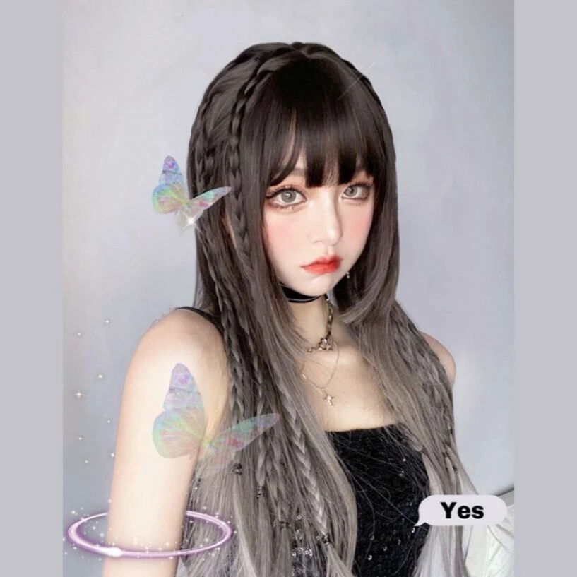 Unzzy Harajuku Straight Wig KF81664 2 Unzzy Harajuku Straight Wig KF81664