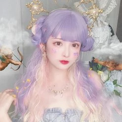 Unzzy Purple Pink Gradient Wig KF81848 HOT SALE