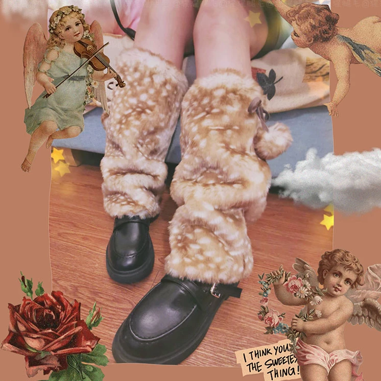 Unzzy Fawn Pattern Leg Cover KF81715 HOT SALE 1 Unzzy Fawn Pattern Leg Cover KF81715 HOT SALE