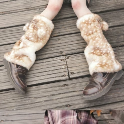 Unzzy Fawn Pattern Leg Cover KF81715 HOT SALE 8 Unzzy Fawn Pattern Leg Cover KF81715 HOT SALE