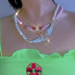 Unzzy HOT SALE Angel Wing Necklace KF81738