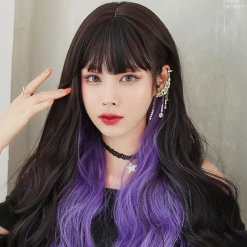 Unzzy HOT SALE Harajuku Long Curly Wig KF81752