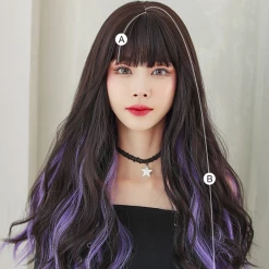 Unzzy HOT SALE Harajuku Long Curly Wig KF81752