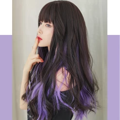 Unzzy HOT SALE Harajuku Long Curly Wig KF81752