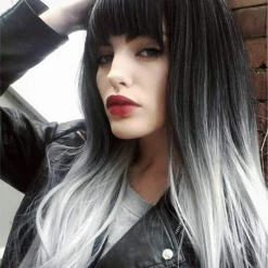 Unzzy Ombre Gray Wigs KF81855
