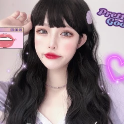 Unzzy HOT SALE Harajuku Long Curly Hair KF81895