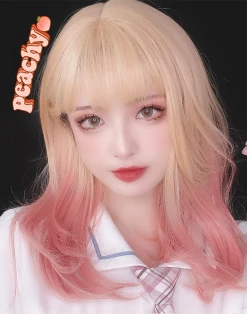 Unzzy Mid-length Gradient Wig KF81896