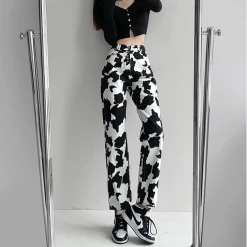 Unzzy HOT SALE Ulzzang Cow Pants KF81927