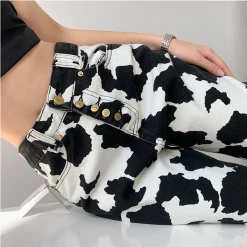 Unzzy HOT SALE Ulzzang Cow Pants KF81927