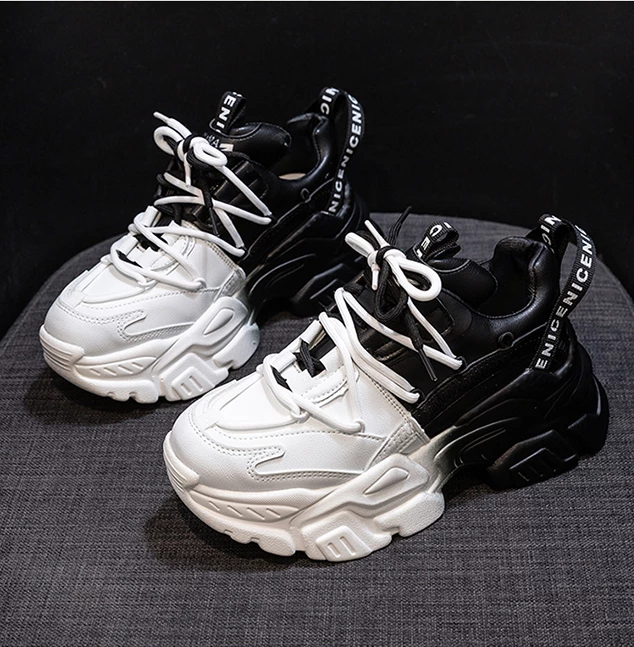 Unzzy HOT SALE Ulzzang Color Block Casual Shoes KF82324 1 Unzzy HOT SALE Ulzzang Color Block Casual Shoes KF82324