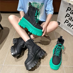 Unzzy ULZZANG Martin Boots KF82344 9 Unzzy ULZZANG Martin Boots KF82344