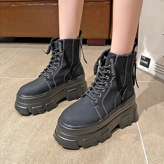 Unzzy ULZZANG Martin Boots KF82344 2 Unzzy ULZZANG Martin Boots KF82344