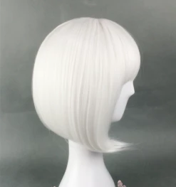 Unzzy HOT SALE COSPLAY White Short Wig KF82352