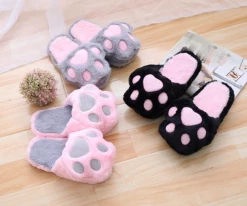 Unzzy Cat's Claw Cotton Slippers KF82357 HOT SALE