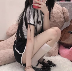 Unzzy Japanese Kuromi Sports Suit Kf60010