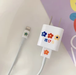 Unzzy Peach Iphone Charger Sticker KF82731