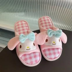 Unzzy HOT SALE Kuromi Cotton Slippers KF82539