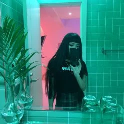 Unzzy HOT SALE BLACK LONG STRAIGHT WIG KF40486